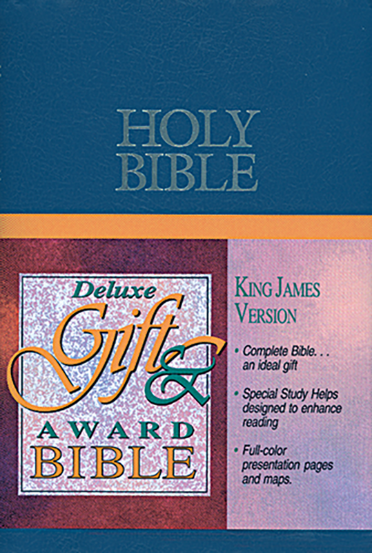 Award Bible (blue Leather-look) 