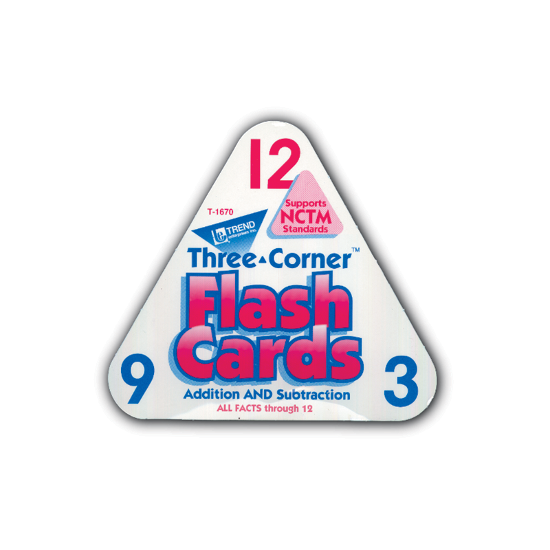 Flash Cards, Three-Corner, Addition/Subtraction | BJU Press