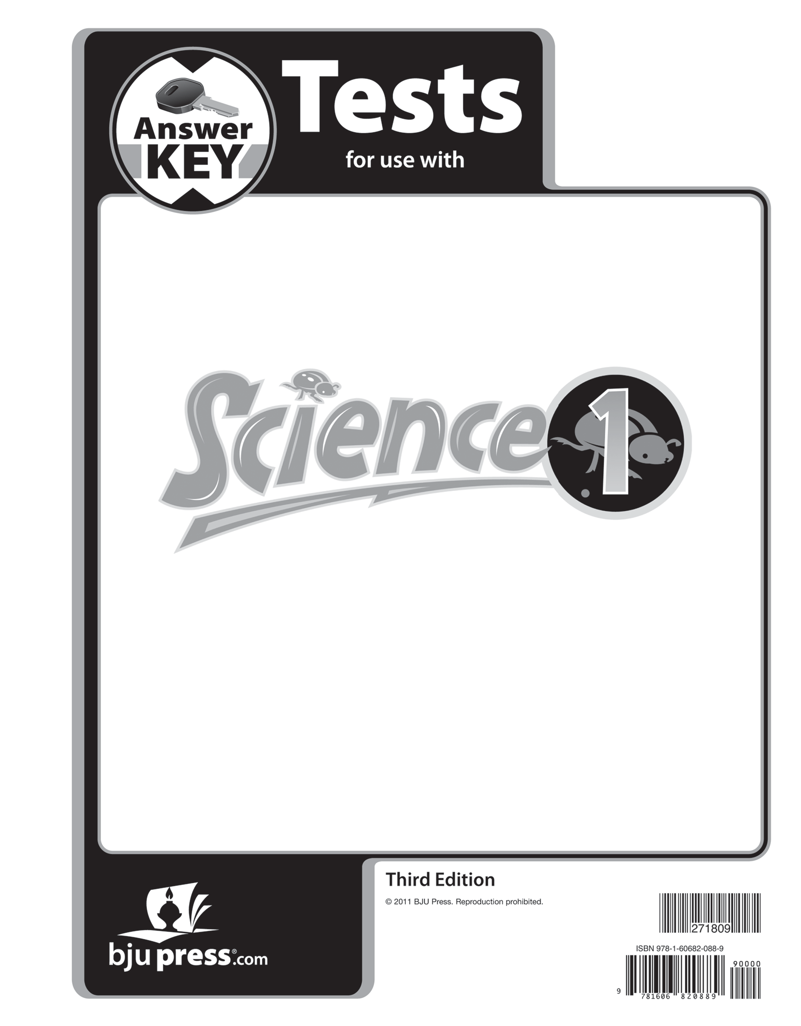 Science 1 Tests Answer Key, 3rd ed. | BJU Press Homeschool