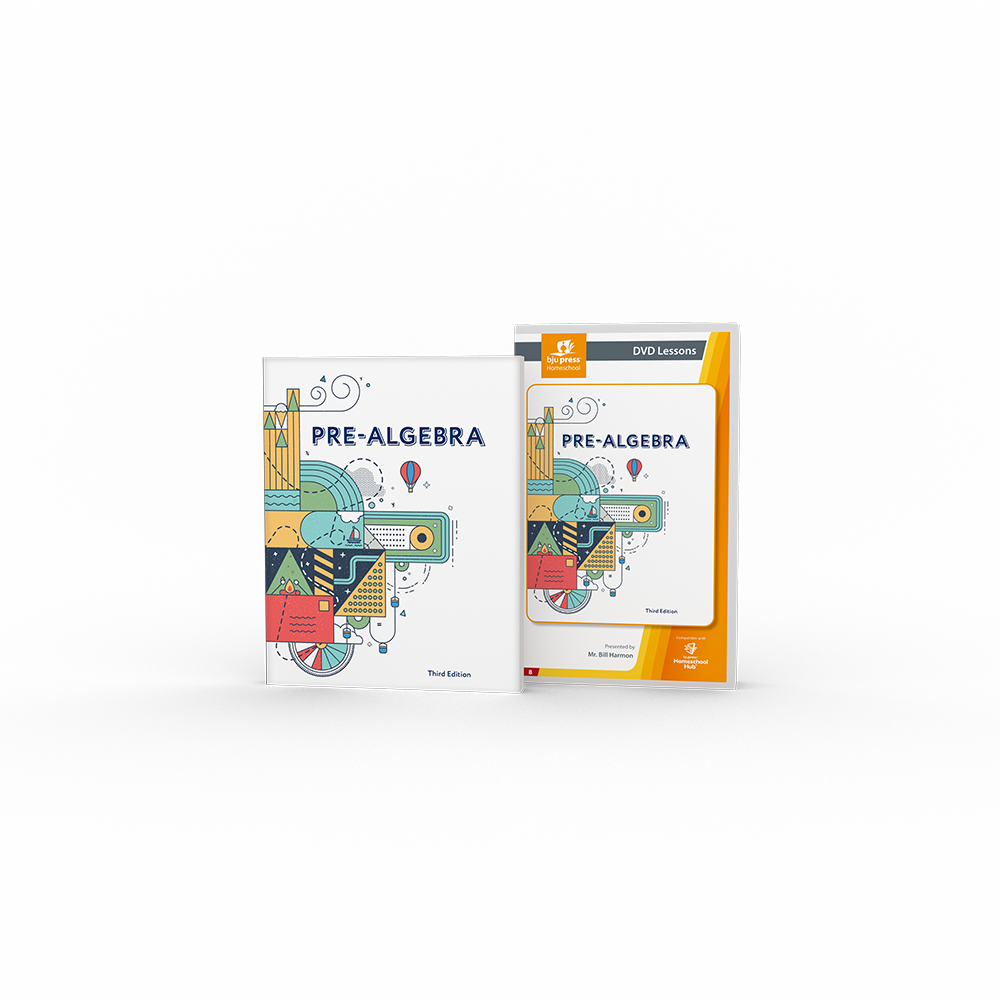 Pre-Algebra DVD with Books, 3rd ed. | BJU Press Homeschool