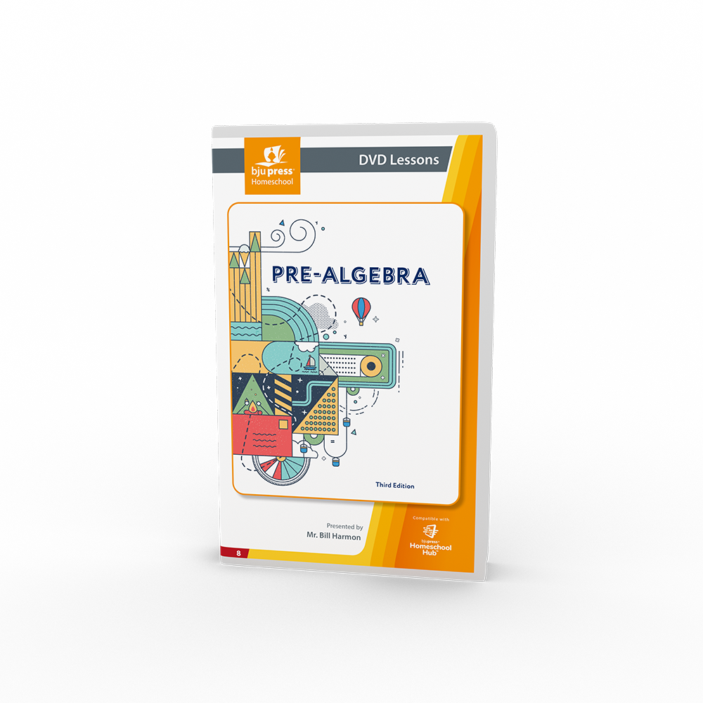 Pre-Algebra DVD Only, 3rd ed. | BJU Press Homeschool