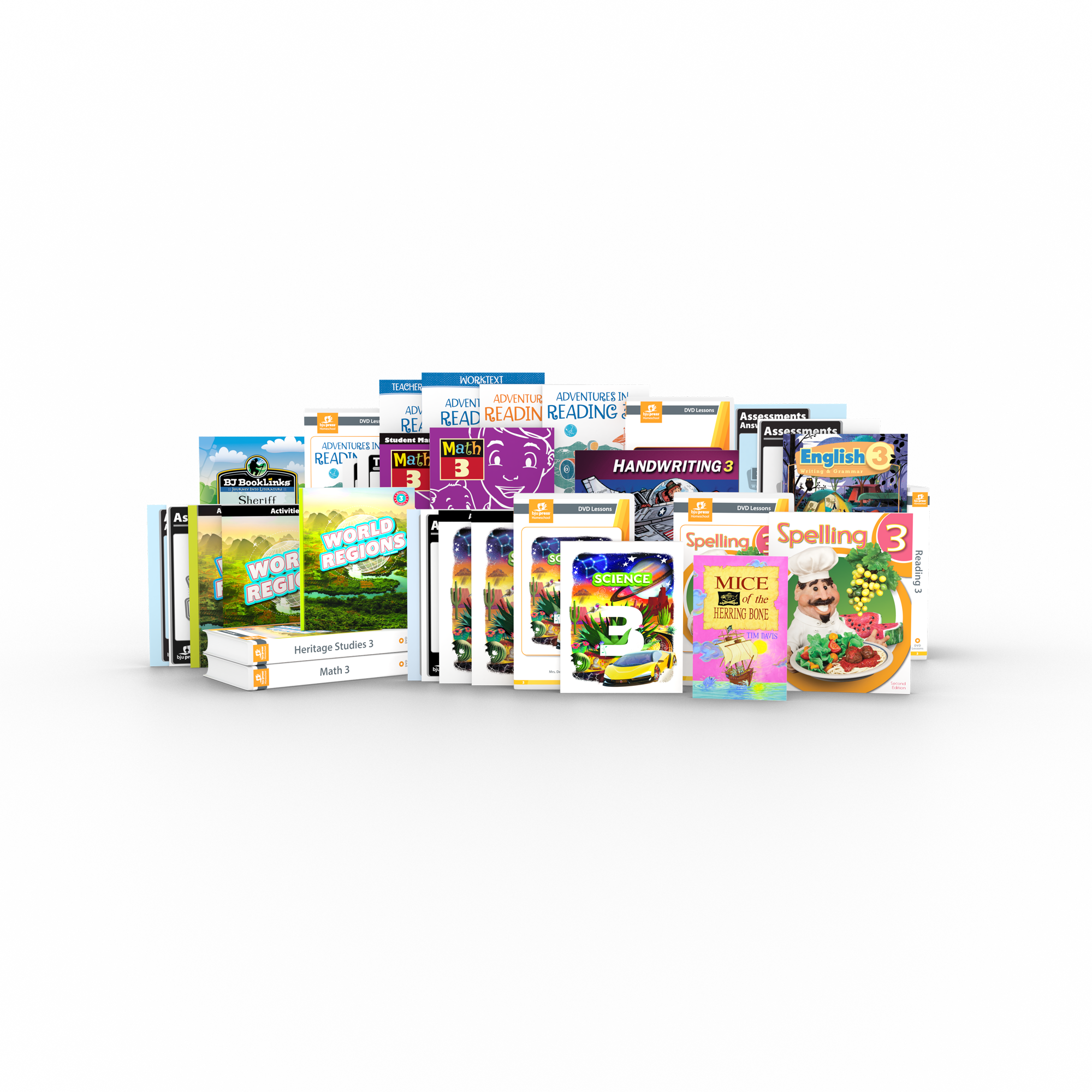 “♡４kids♡ 様限定”JBA公式DVD3本セット Grade 3 Complete Grade Textbook Kit | BJU Press Homeschool