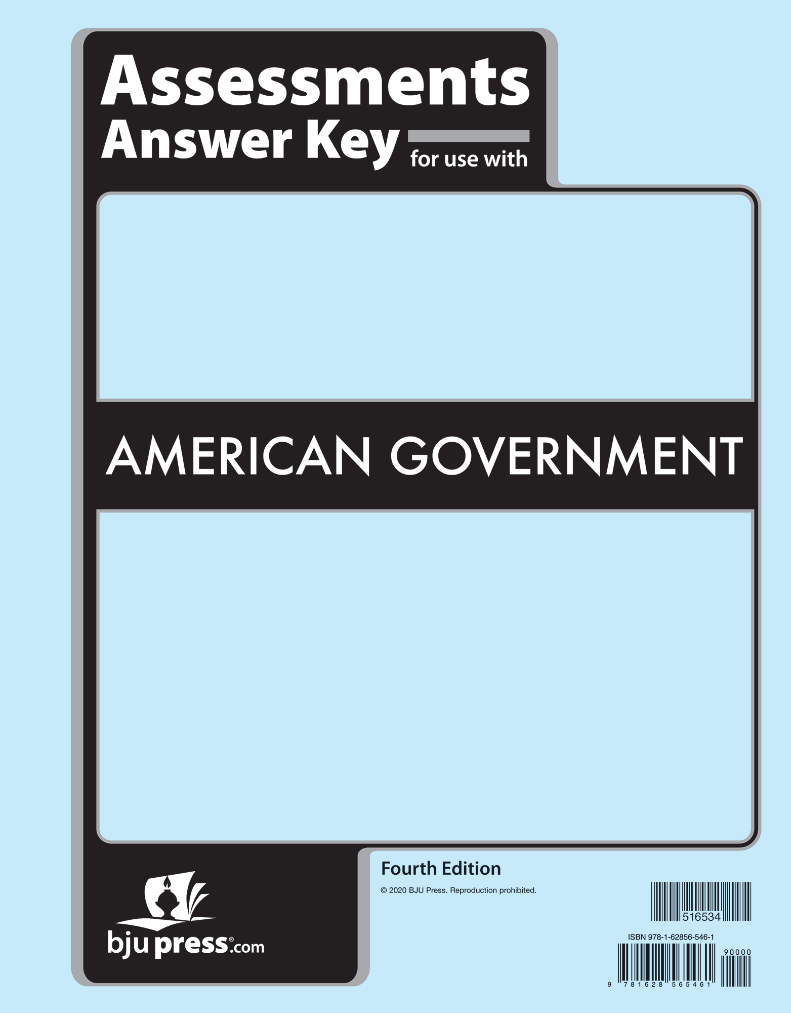 American Government Assessments Answer Key, 4th ed. | BJU Press