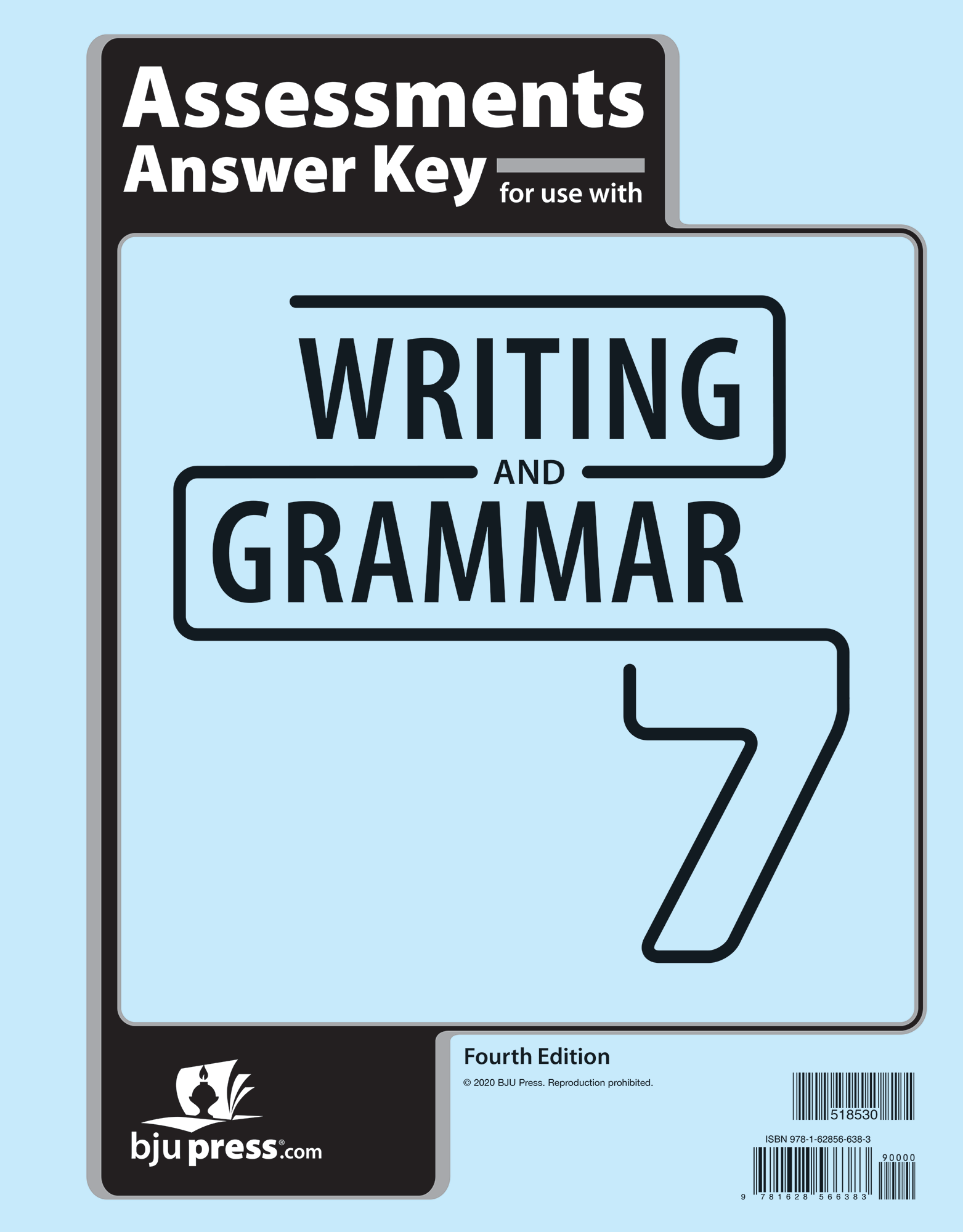 Writing & Grammar 7 Assessments Answer Key, 4th ed. | BJU Press