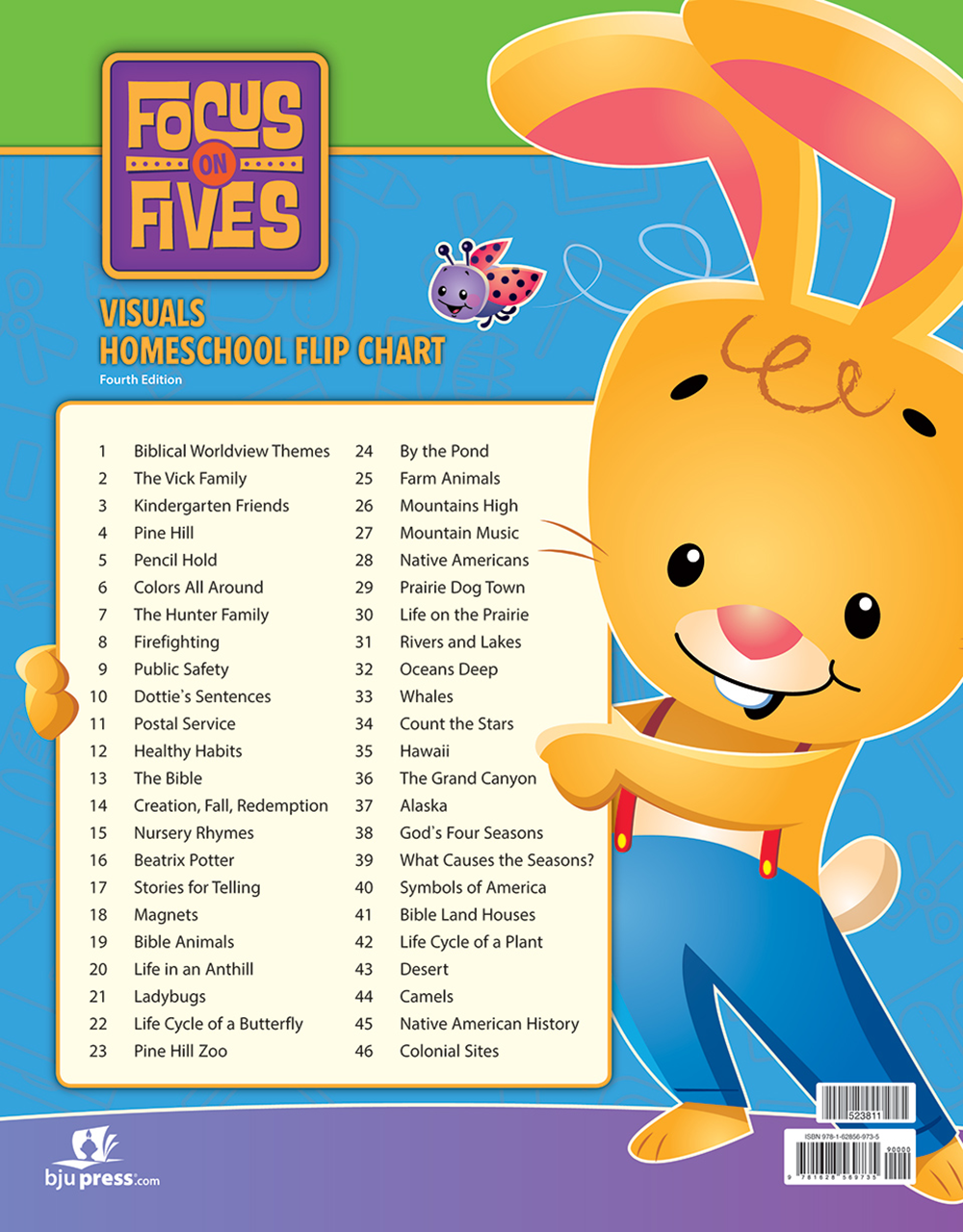 Focus on Fives Visuals Homeschool Flip Chart | BJU Press