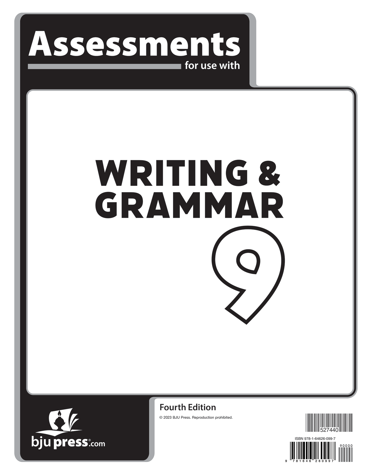Writing & Grammar 9 Assessments, 4th ed.