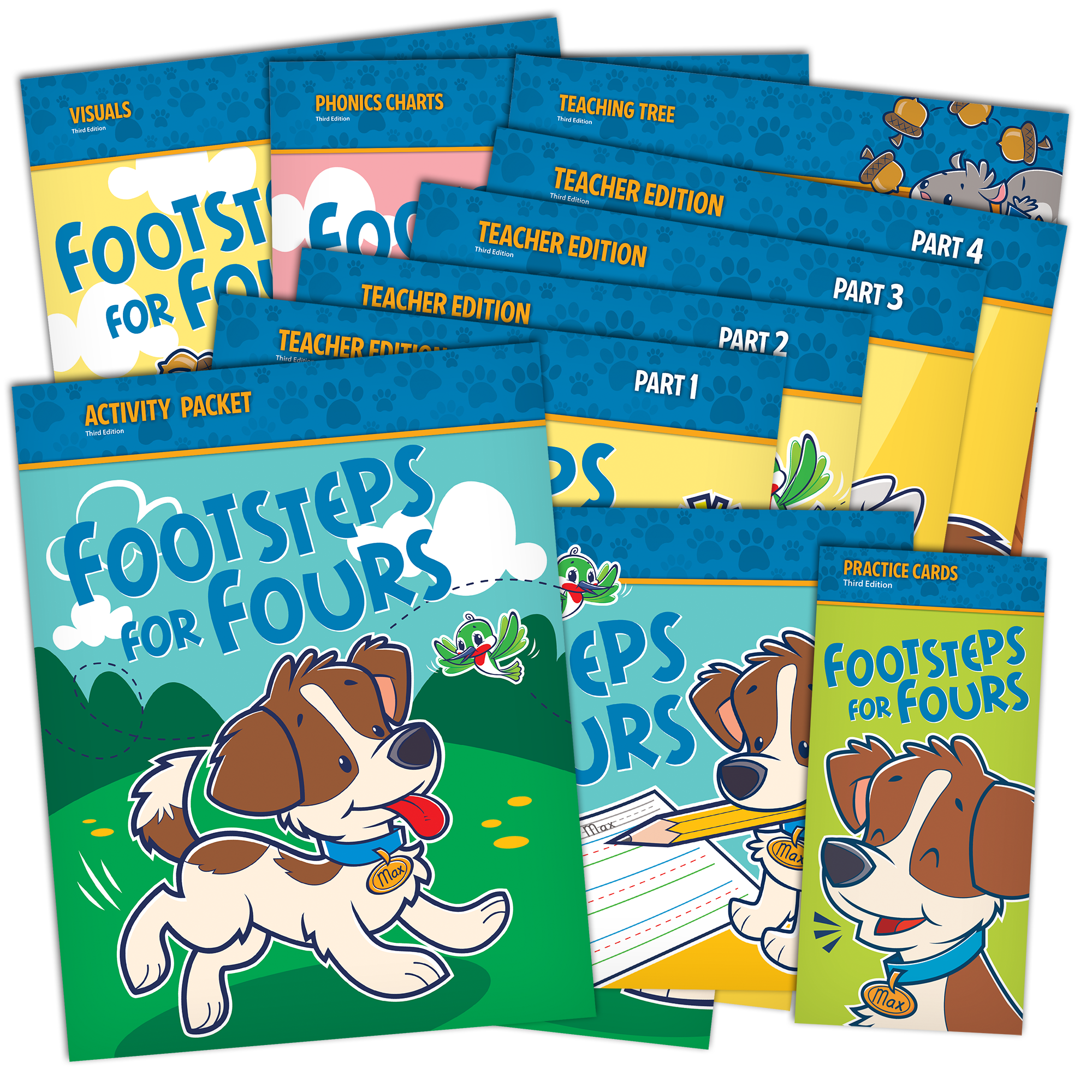 Footsteps for Fours Subject, 3rd ed. — cover image