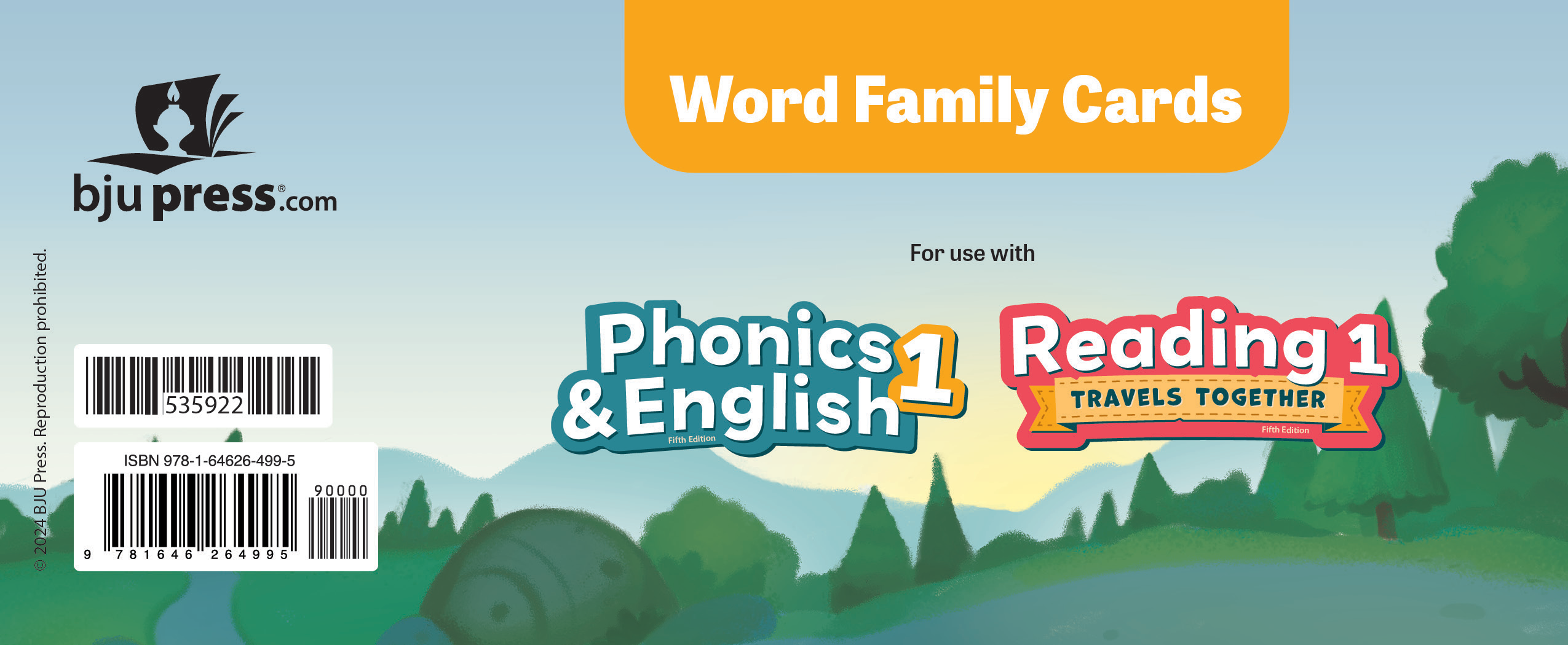 Phonics & English 1 Word Family Cards, 5th ed. | BJU Press