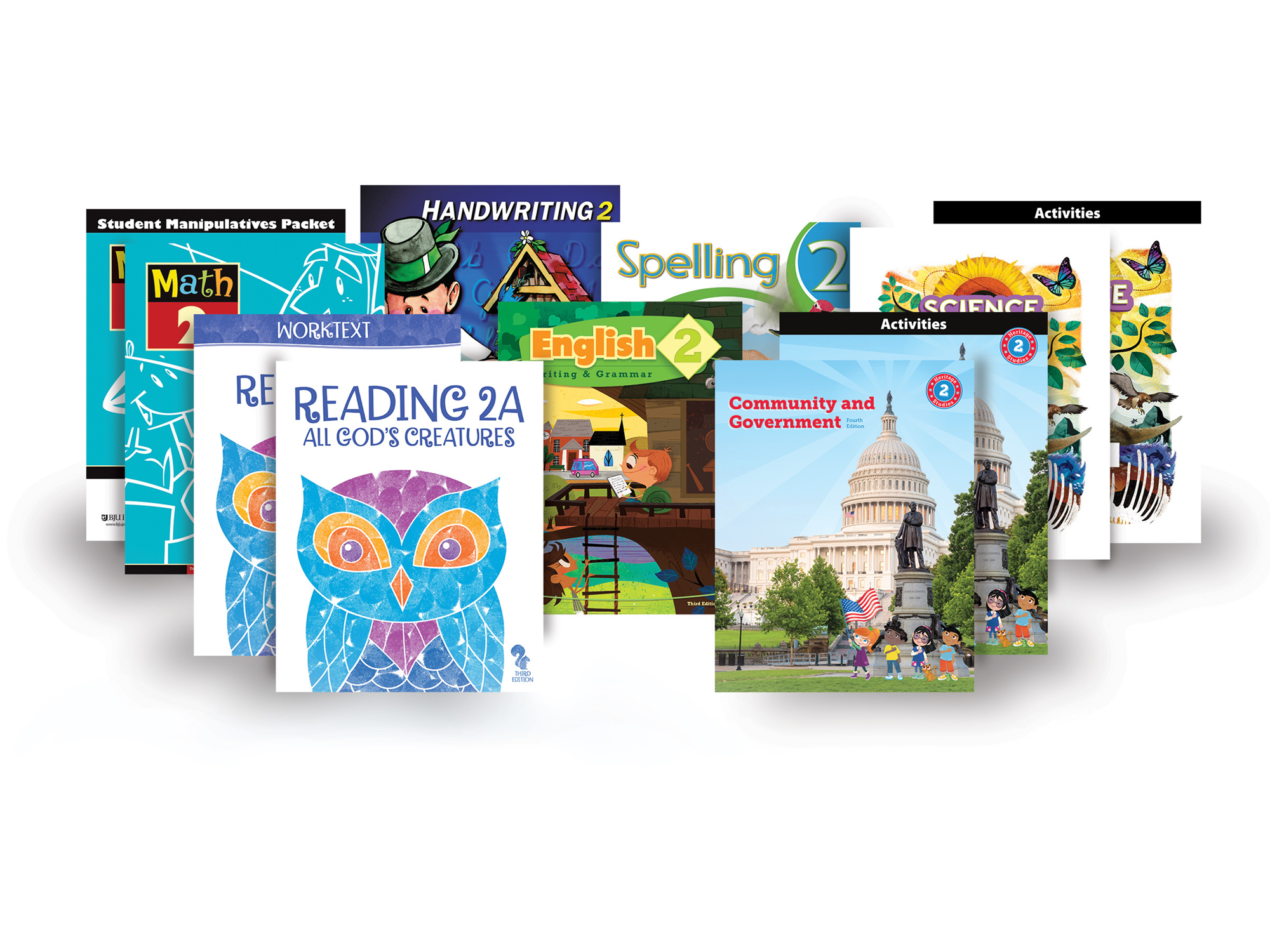 Grade 2 Student Full Grade Textbook Kit | BJU Press Homeschool