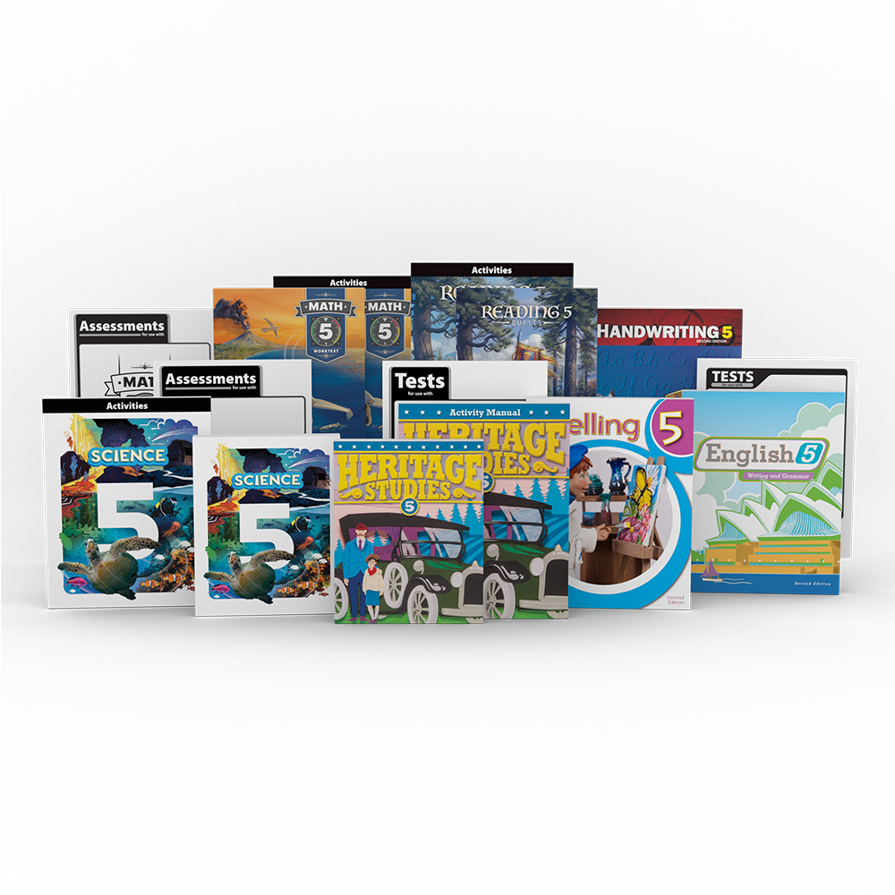Grade 5 Student Full Grade Textbook Kit | BJU Press Homeschool