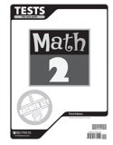 Math 2 Tests Answer Key, 3rd ed.