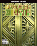 Fundamentals of Math Teacher's Edition, 2nd ed.