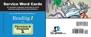 Reading 1 Service Word Cards, 4th ed.