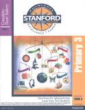 Stanford Primary 3 Test Directions (school purchase)