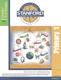 Stanford Practice Tst Directions:1 Spring-2 Fall (Primary 1)