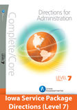 Iowa Form E Level 7 Test Directions: Test Administrator Kit