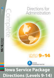 Iowa Form E Lvls 9-14 Tst Directions: Test Administrator Kit