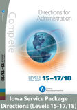 Iowa Form E 15-17/18 Test Directions: Test Administrator Kit