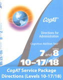 CogAT Form 7 Lvls10-17/18 Directions: Test Administrator Kit