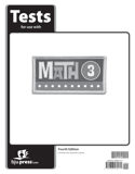 Math 3 Tests, 4th ed.