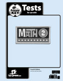 Math 2 Test Answer Key, 4th ed.