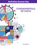 Fundamentals of Math Activities Answer Key, 3rd ed.