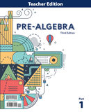 Pre-Algebra Teacher Edition, 3rd ed.