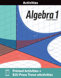 Algebra 1 Activities & Trove eActivities, 4th ed.