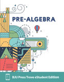 Pre-Algebra Trove eStudent Edition, 3rd ed.