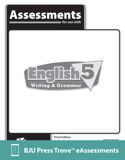 English 5 Trove eAssessments, 3rd ed.