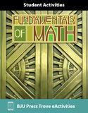 Fundamentals of Math Trove eActivities, 2nd ed.